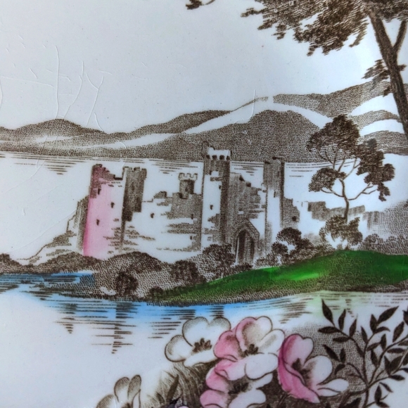 English Staffordshire Old AVON Dale Platter J&G Meakin England - Picture 2 of 5